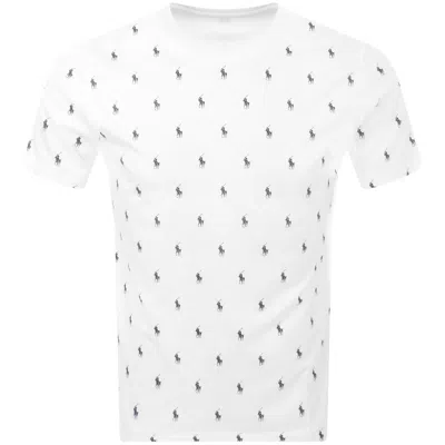 Ralph Lauren Logo Crew Neck T Shirt White
