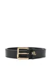 Ralph Lauren Logo-detail Belt In Black
