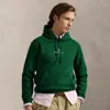 Ralph Lauren Logo Double-knit Hoodie In Green