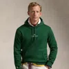 Polo Ralph Lauren Logo Double-knit Hoodie In Green