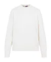 Polo Ralph Lauren Logo-embellished Long-sleeve Jumper In White