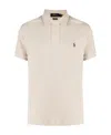 Polo Ralph Lauren Logo Embroidered Regular Polo Shirt In White