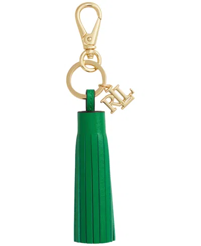 Ralph Lauren Logo Embellishment Leather Charms In Green