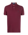 Ralph Lauren Logo-embroidered Cotton Polo Shirt In Red