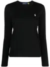 Ralph Lauren Crew Neck Logo-embroidered Cotton T-shirt