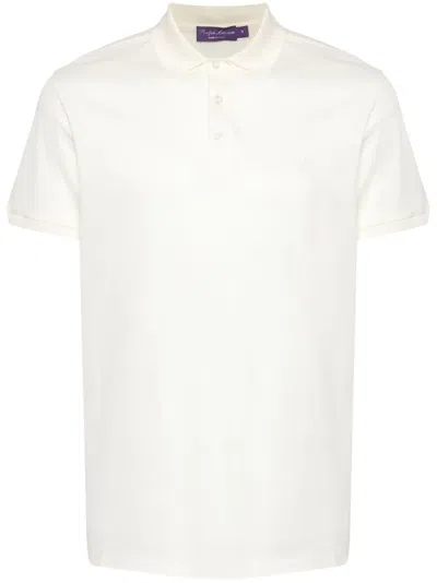 Ralph Lauren Signature Cotton Polo Shirt Short Sleeve In White