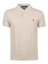 Polo Ralph Lauren Logo Embroidered Regular Polo Shirt In Expedition Dune Heather