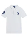 Polo Ralph Lauren Boys White Big Pony Cotton Polo Shirt In White