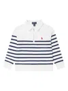 Polo Ralph Lauren Terry Half-zip Sweatshirt In Transparent