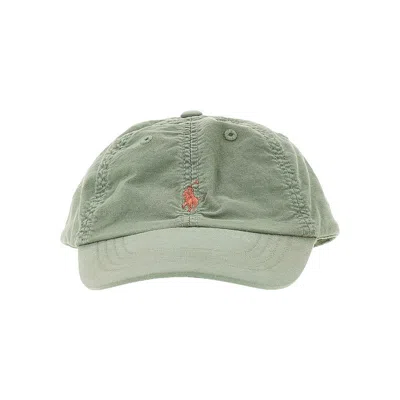 Ralph Lauren Logo Embroidery Baseball Hat Kids In Black