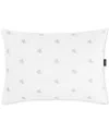 Ralph Lauren Logo Medium Density Down Alternative Pillow, King In White
