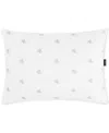 Ralph Lauren Logo Extra Firm Density Down Alternative Pillow, Standard/queen In White