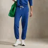 Polo Ralph Lauren Logo Flag Athletic Pant In Dusty Azure