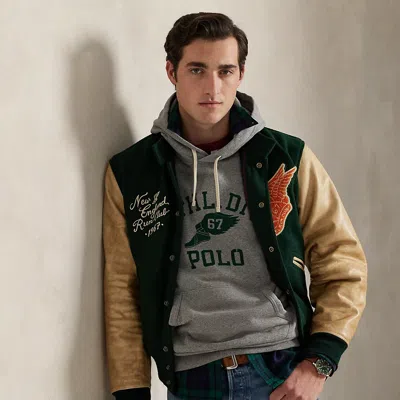 Ralph Lauren Logo Fleece Hoodie In Multi