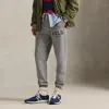 Ralph Lauren Logo Fleece Jogger Pant In Gray