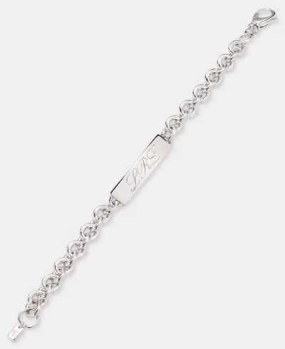 Ralph Lauren Logo Flex Bracelet In Silver