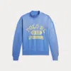 Ralph Lauren Kids' Logo Graphic Terry Sweatshirt In Blue