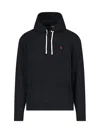 Ralph Lauren Logo Hoodie In Black