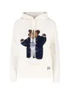 Ralph Lauren Logo Hoodie In White