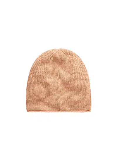 Polo Ralph Lauren Logo Knitted Hat In Nude