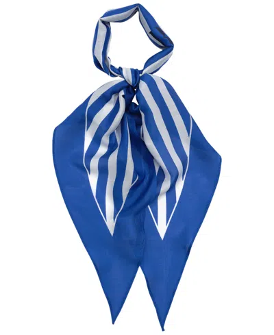 Ralph Lauren Logo Large Diamond Scarf In Blue