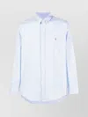 Ralph Lauren Logo Long Sleeve Shirt In Blue
