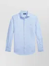 Ralph Lauren Logo Long Sleeve Shirt In Blue