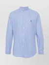 Ralph Lauren Logo Long Sleeve Shirt In Blue