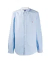 Polo Ralph Lauren Logo Embroidery Shirt In Gray