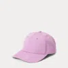 Polo Ralph Lauren Logo Mesh-panel Cap In Light Mauve