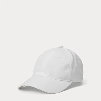 Polo Ralph Lauren Logo Mesh-panel Twill Cap In White