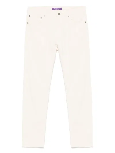 Ralph Lauren Logo-patch Jeans In White