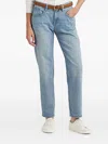Ralph Lauren Logo-patch Jeans In Blue