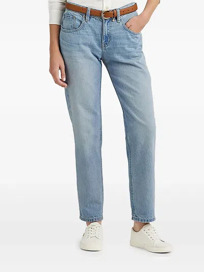 Ralph Lauren Logo-patch Jeans In Blue