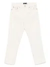 Ralph Lauren Logo-patch Jeans In Neutrals