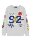 Polo Ralph Lauren Logo-patch Sweater In Grey