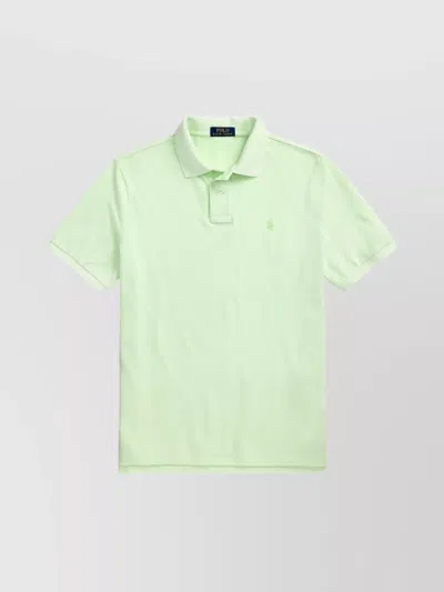 Ralph Lauren Logo Polo Shirt Featuring Side Vents