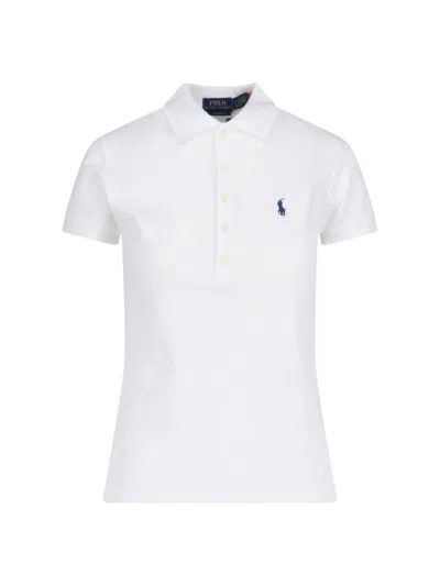 Ralph Lauren Logo Polo Shirt In Animal Print