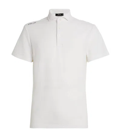 Ralph Lauren Logo Polo Shirt In White