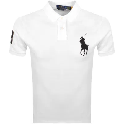 Ralph Lauren Logo Polo T Shirt White