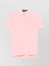 Ralph Lauren Logo Polo With Collar And Short Sleeves In Pink