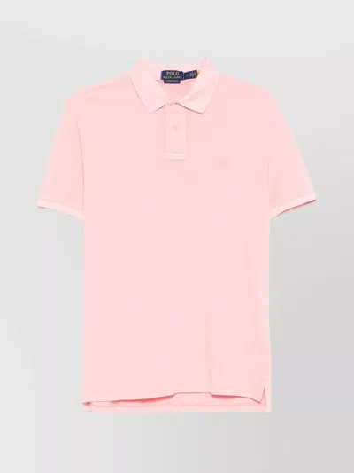 Ralph Lauren Logo Polo With Collar And Short Sleeves