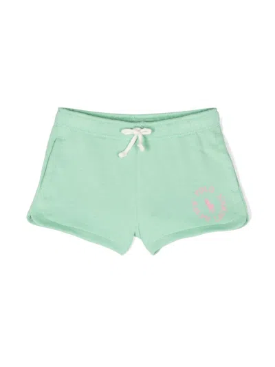 Polo Ralph Lauren Kids' Logo-print Jersey Shorts In Green