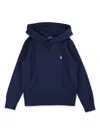 Polo Ralph Lauren Polo Pony Zip-up Cotton Hoodie In Blue