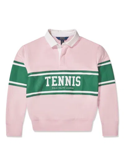 Polo Ralph Lauren Logo-print Polo Shirt In Rosa