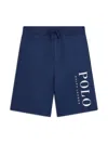 Polo Ralph Lauren Logo Spa Terry Short In Blue