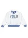 Polo Ralph Lauren Mixed-logo Fleece Sweatshirt In White