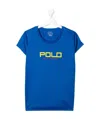 Polo Ralph Lauren Logo Print T-shirt In Blue