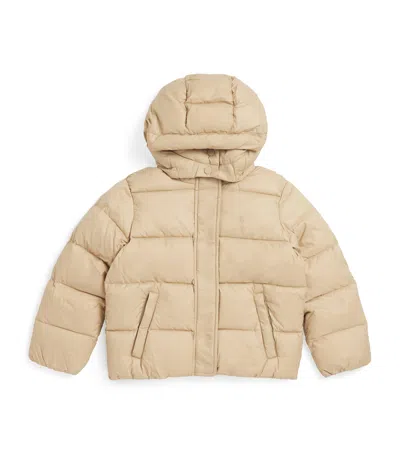 Ralph Lauren Kids' Logo Puffer Jacket In Neutral
