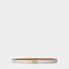 Ralph Lauren Logo Reversible Pebbled Leather Belt